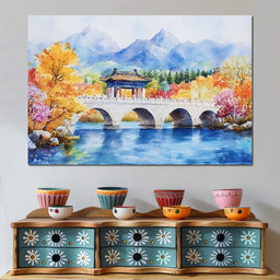 The Stone Bridge - NicheCanvas