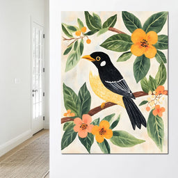 Birdsong Among Blossoms - NicheCanvas