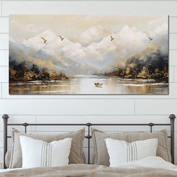 Tranquil Alpine Morning Voyage - NicheCanvas