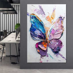 Iridescent Butterfly Euphoria - NicheCanvas
