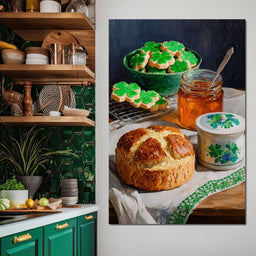 Shamrock Cookies Honey Loaf - NicheCanvas