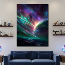 Celestial Dawn of the Rings - NicheCanvas