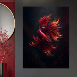 Red Fish Splendor - NicheCanvas