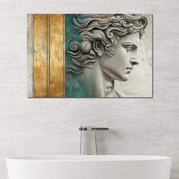 Golden Revelation of Parthenon - Wildrose Creations - NicheCanvas