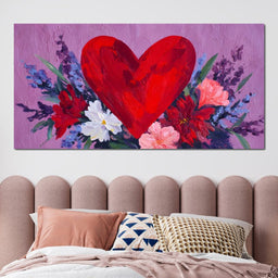 Heartflower Bouquet - NicheCanvas