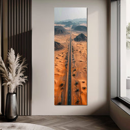 Desert Highway Serenity - NicheCanvas