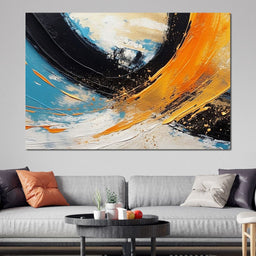 Solar Vortex Oceanic Surge - NicheCanvas