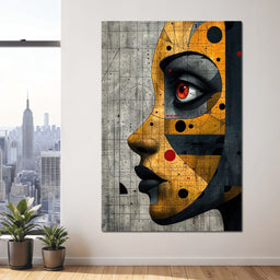 Mechanized Visage Unveiled - Cole Williams - NicheCanvas