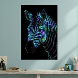 Cosmic Zebra - TooplesArt - NicheCanvas