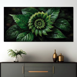 Tropical Fern Leaf Bouquet - NicheCanvas