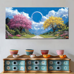 Rainbow Valley Tranquility - NicheCanvas