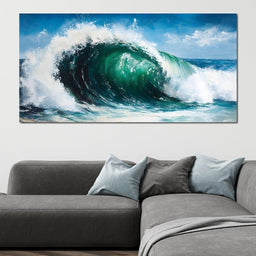 Oceanic Wave - NicheCanvas