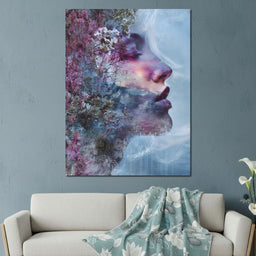 Dreamflower Portrait Awakening - NicheCanvas