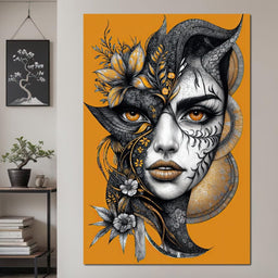 The Blooming Beast Within - TooplesArt - NicheCanvas