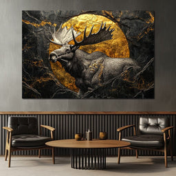 Golden Wilderness Majesty - NicheCanvas