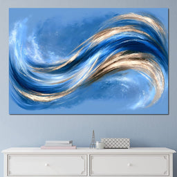 Rhythmic Flow of Liquid Motion - NicheCanvas