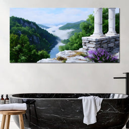 Enchanted Valleys Timeless Ruins - NicheCanvas