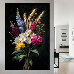Wildflower Spring Bouquet - NicheCanvas