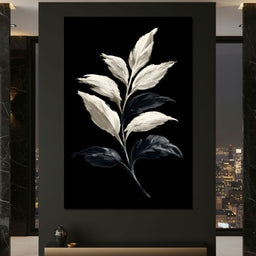 Silent Presence of Pale Leaves - NicheCanvas