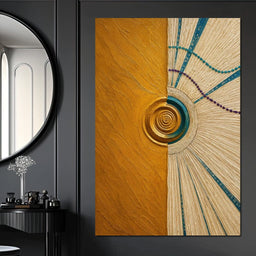 Meditative Sunform - TooplesArt - NicheCanvas