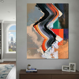 Fractured Velocity Through The Static - NicheCanvas