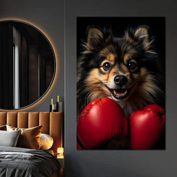 Paws of Courage Pugilist - NicheCanvas