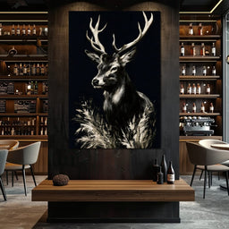Silent Guardian of the Winter Grass - NicheCanvas