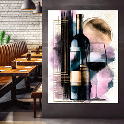Still Life With Gold And Grape - NicheCanvas