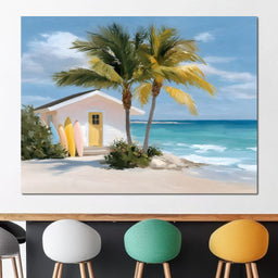 Tropical Breeze Shack Escape - NicheCanvas