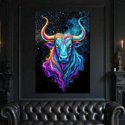 Bull of the Cosmos - TooplesArt  - NicheCanvas
