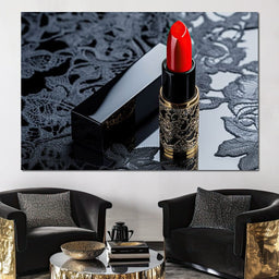 Elegance of Midnight Lipstick - NicheCanvas