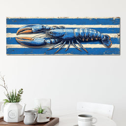 Nautical Lobster Driftwood Charm - NicheCanvas