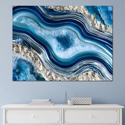 Frozen Currents Of Liquid Metal - NicheCanvas
