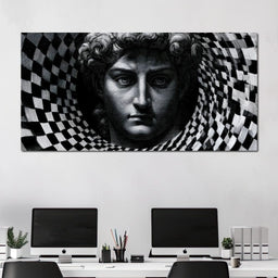 Fragmented Logic Of The Marble Mind - NicheCanvas