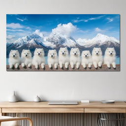 Alpine Pups Dreamy Escape - NicheCanvas