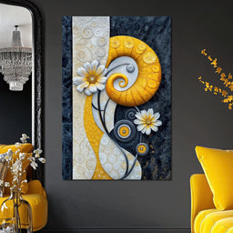 Golden Swirl - TooplesArt - NicheCanvas