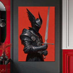 Midnight Vanguard Knight Oath - NicheCanvas