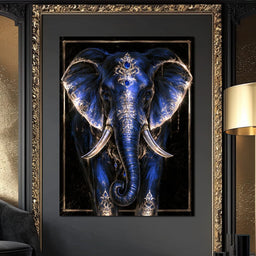 Gilded Majesty of the Midnight Traveler - NicheCanvas