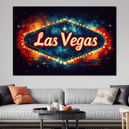 Las Vegas Neon Stardust - NicheCanvas