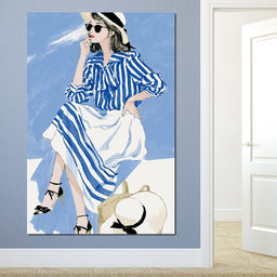 Clear Blue Sky Vacation - NicheCanvas