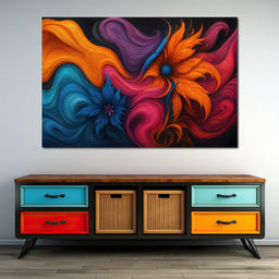 Colorstorm Swirls - TooplesArt - NicheCanvas