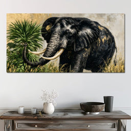 Silent Monarch of the Gilded Savanna - NicheCanvas