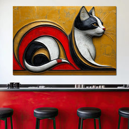 Golden Whiskers Symphony - NicheCanvas