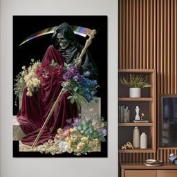 Death Rests With Fallen Petals - NicheCanvas