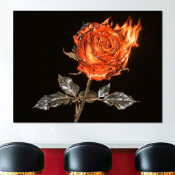 Fading Passion Consumed By Fire - NicheCanvas