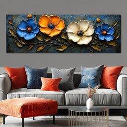 Floral Symphony of Vibrant Colors - NicheCanvas