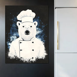 Polar Bear Chef Culinary Dreams - NicheCanvas