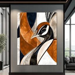 Regal Crest of the Copper Plumed Sovereign - NicheCanvas