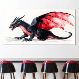Majestic Dragon Wings - NicheCanvas