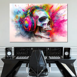 Harmony of Colors and Sound - NicheCanvas